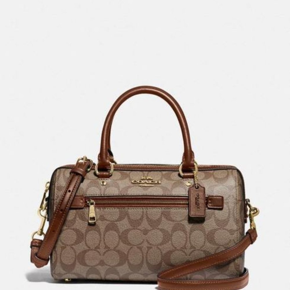 COACH Rowan Satchel In Signature Canvas